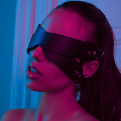 Σιλικόνη ABS BDSM Set Bondage μάσκα ματιών ζευγάρι σεξ παιχνίδι δέρμα σκλάβος