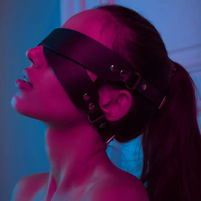 Σιλικόνη ABS BDSM Set Bondage μάσκα ματιών ζευγάρι σεξ παιχνίδι δέρμα σκλάβος
