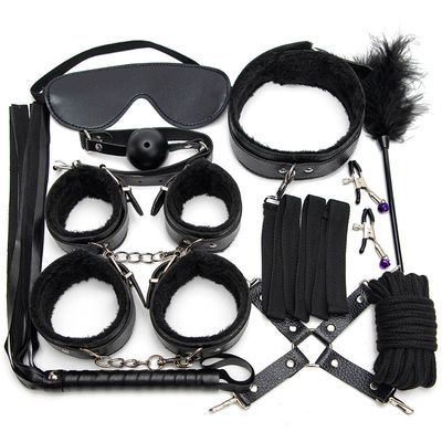 10 Set Light Self Bondage Kit δερμάτινο κιτ SM σκλάβος πάθος φετίχ κρεβάτι αγκάλια