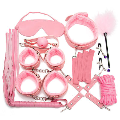 10 Set Light Self Bondage Kit δερμάτινο κιτ SM σκλάβος πάθος φετίχ κρεβάτι αγκάλια