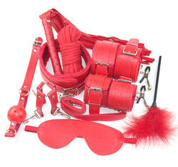 10 Set Light Self Bondage Kit δερμάτινο κιτ SM σκλάβος πάθος φετίχ κρεβάτι αγκάλια