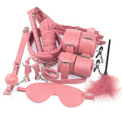 10 Set Light Self Bondage Kit δερμάτινο κιτ SM σκλάβος πάθος φετίχ κρεβάτι αγκάλια