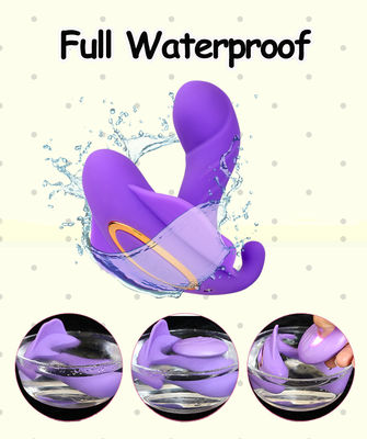 14cm Αδιάβροχο Bluetooth Vibrator Σεξ Παιχνίδι Ανανεώσιμα δονητικά εσώρουχα για γυναίκες