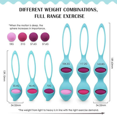 CE Vibrator Adult Toy Kegel Ball 35 X 140mm Γυναίκες Μεταγεννητικό Σφίξιμο Πέλκυας