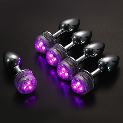 G Spot Cosplay Anal Plug Sex Toys Glow Tail Remote Control Φωτεινό Κοσμηματοποιημένο Κώλο Plug