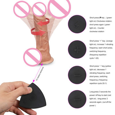 8 ίντσες Γυναίκες Σεξ Παιχνίδια Dildo Δέρμα Αίσθημα Διαπερατικό υγρό Σιλικόνη Dildo