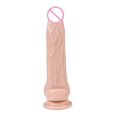 Γυναικείο ρεαλιστικό Dildo Διαφανές Σιλικόνιο Dildo Σιλικόνιο Ρουχάνι Σεξ Παιχνίδια