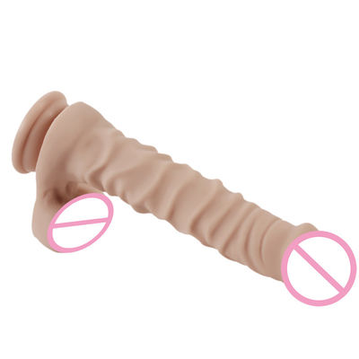 350 γραμμάρια 215 χιλιοστά παχιά γυναίκες Dildo υγρό σιλικόνη εξαιρετικά μαλακό Dildo καουτσούκ σεξ παιχνίδια