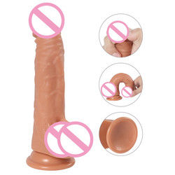 Αρσενικό πέος υγρό σιλικόνιο φίλτο Suction Cup Soft Ultra ρεαλιστικό φίλτο για γυναίκες