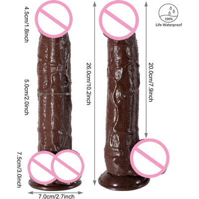 10 ιντσών Xxl ρεαλιστικό ντίλντο διπλό ντίλντο Custom Gummy Real Feel Big Dog Cock