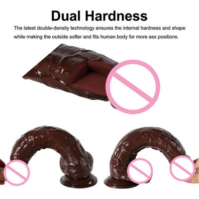 10 ιντσών Xxl ρεαλιστικό ντίλντο διπλό ντίλντο Custom Gummy Real Feel Big Dog Cock