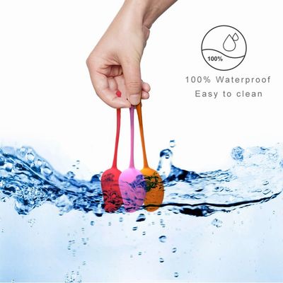 Σιλικόνιο Kegel Ball Vibrator Ζυγισμένο Kegel Tightening Ball Αναλικός Vibrator