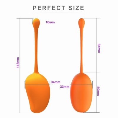 Σιλικόνιο Kegel Ball Vibrator Ζυγισμένο Kegel Tightening Ball Αναλικός Vibrator